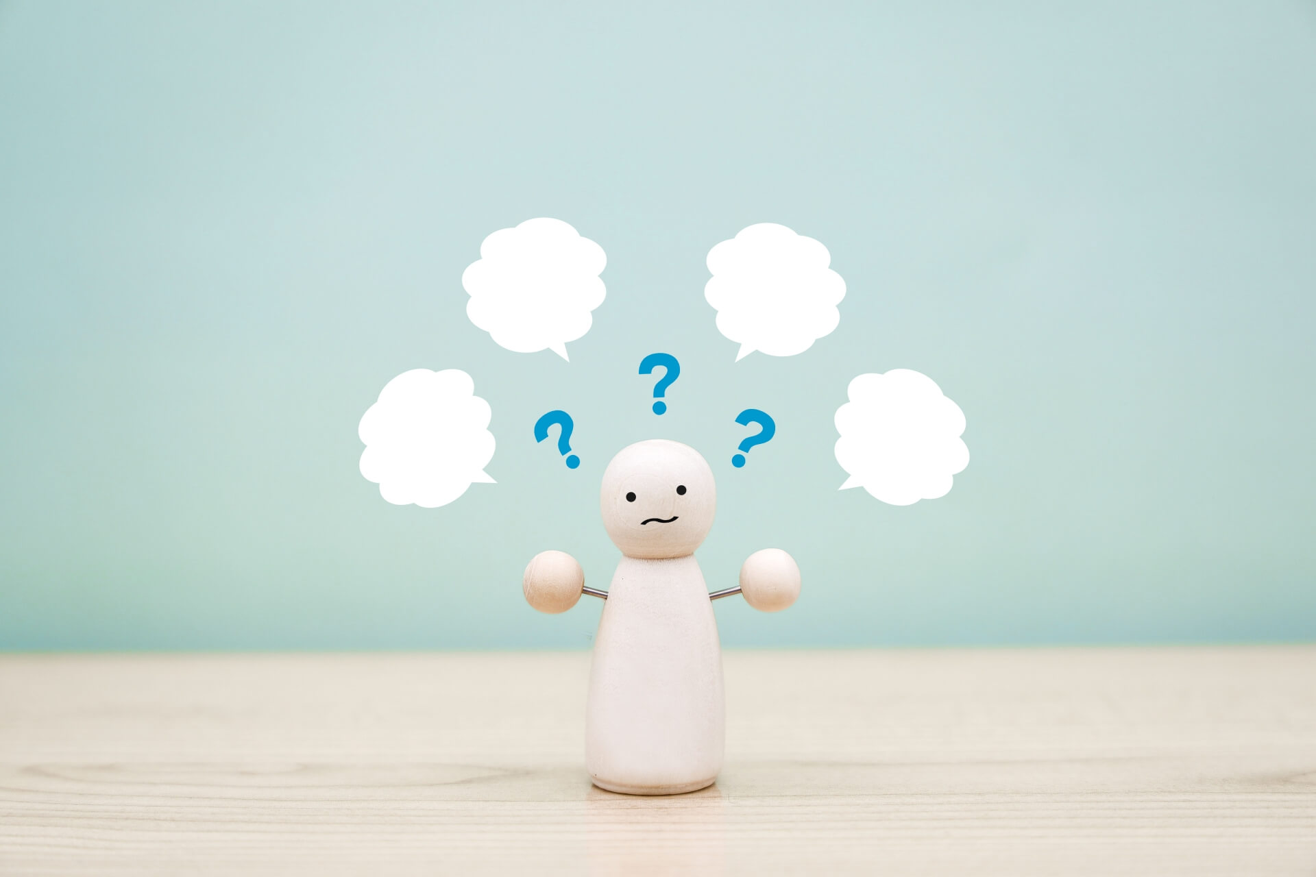 疑問　なぜ？のイメージの画像。