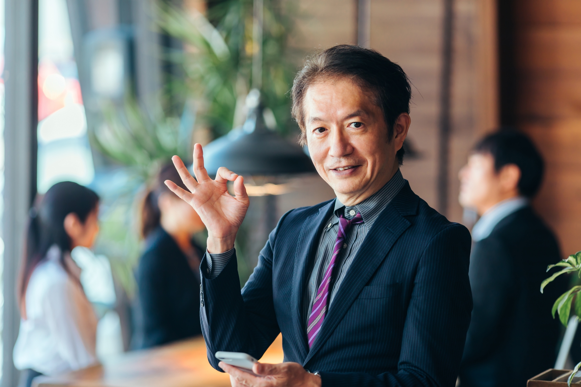 中高年のビジネスマン