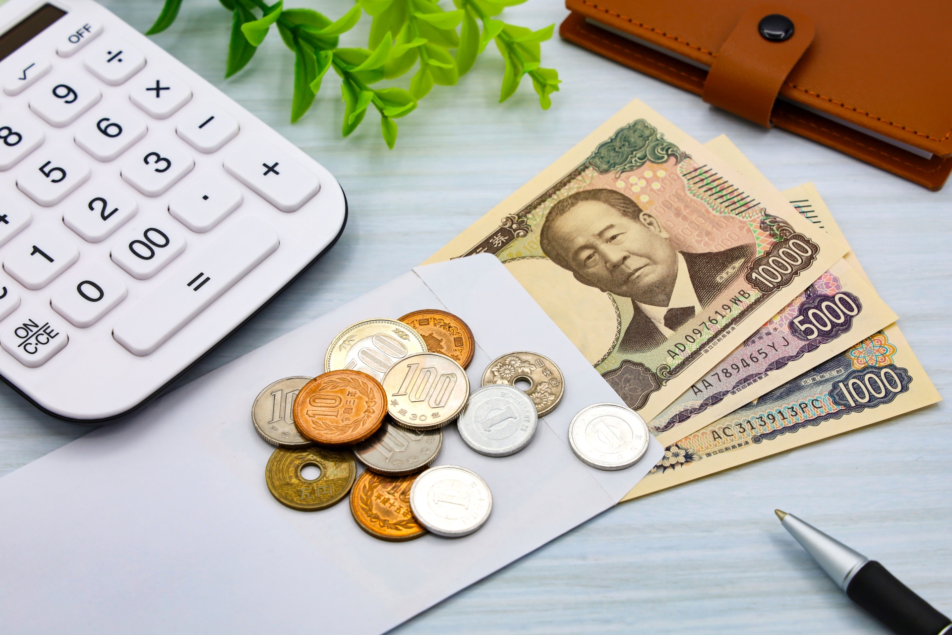 お金の背景素材