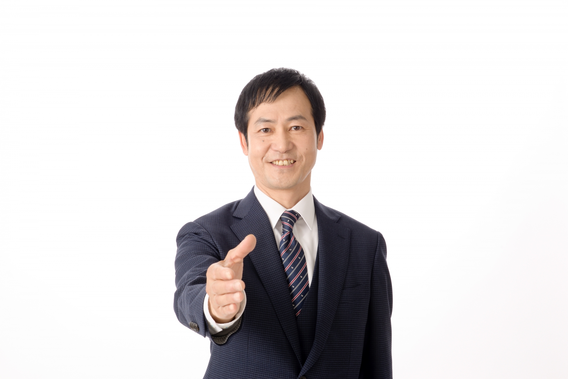 握手を求める求職者2