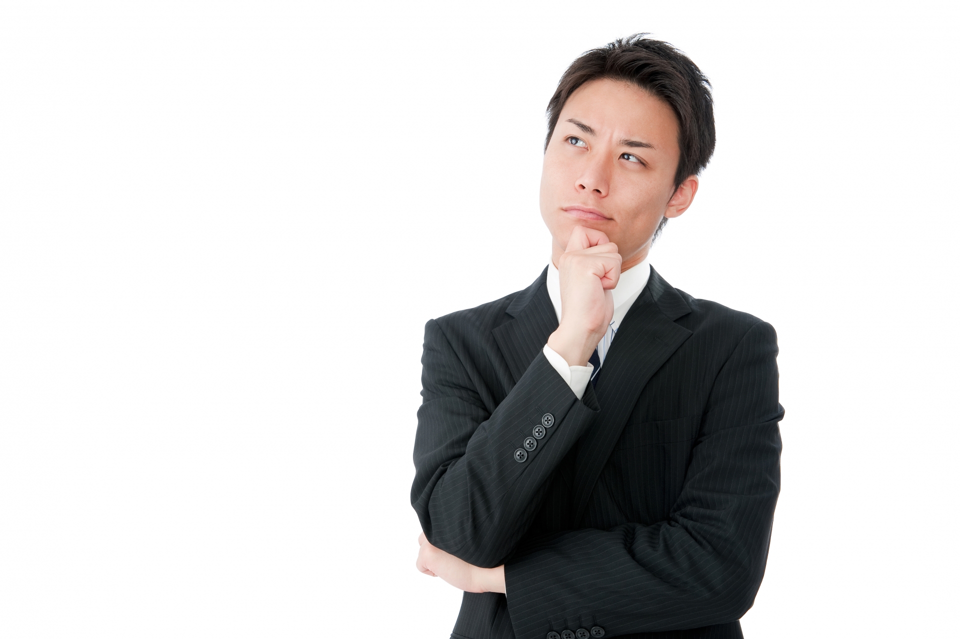 考えるビジネスマン