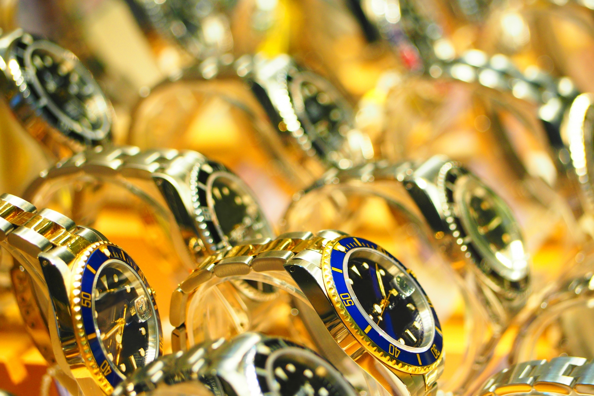 たくさんのブランド腕時計