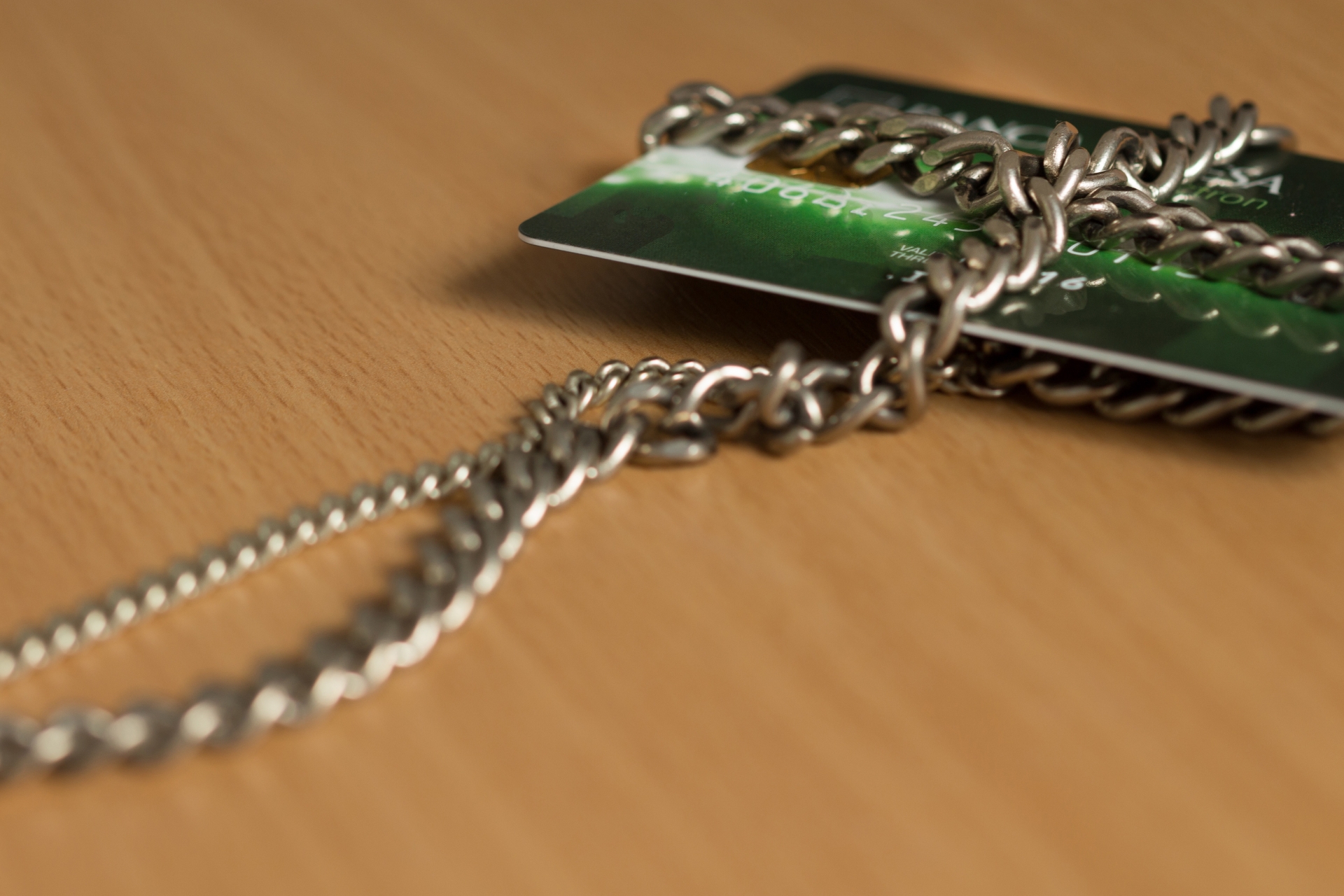 クレジットカードとチェーン