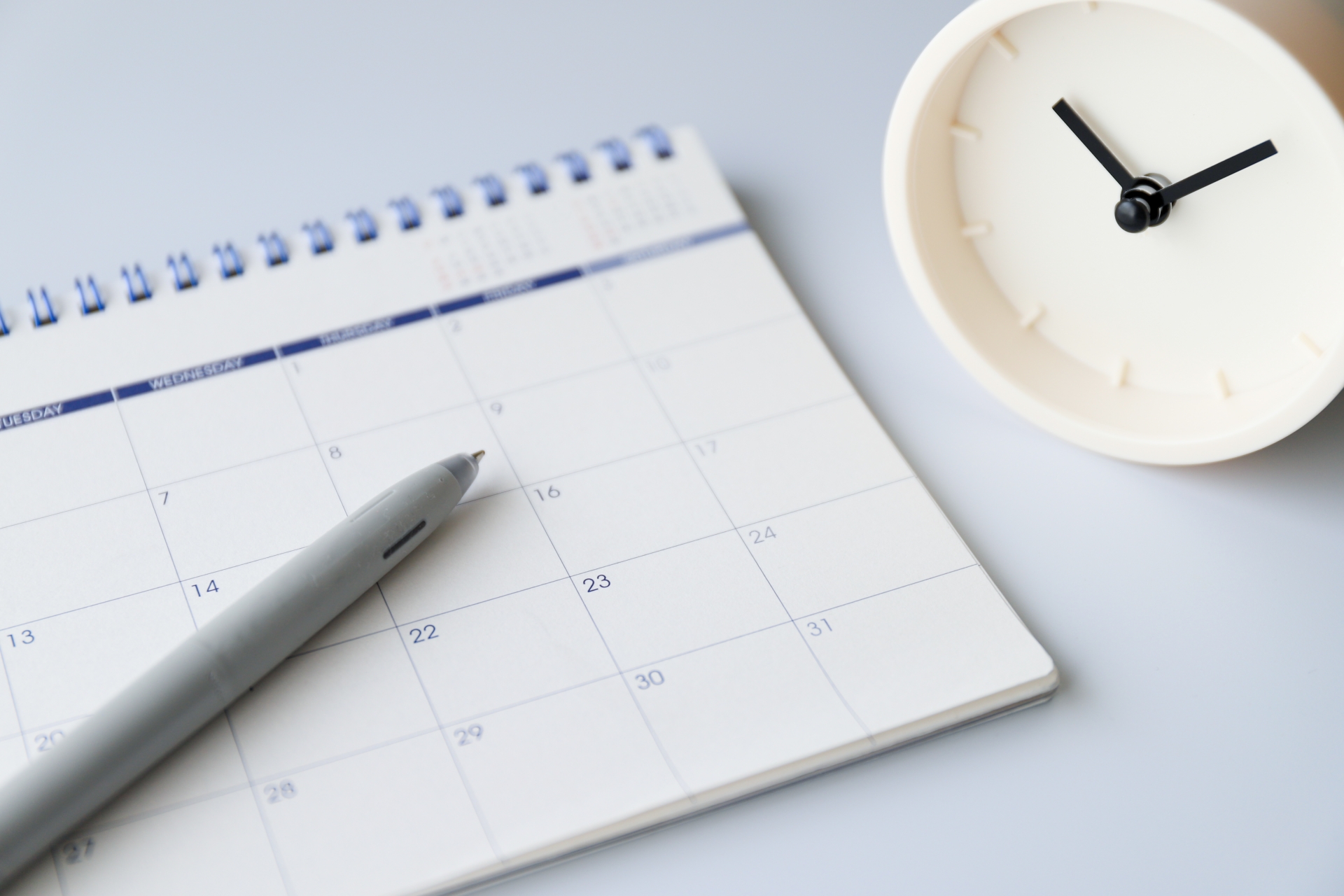 時計とカレンダー