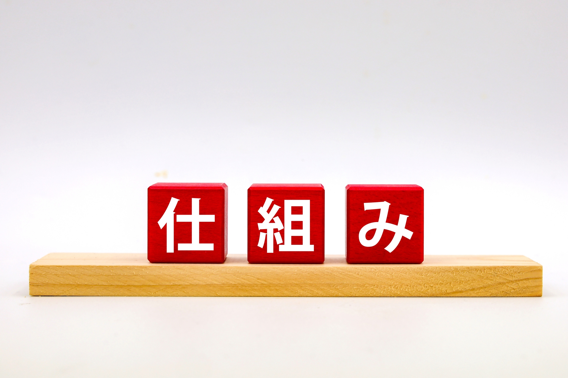 仕組みの文字ブロック