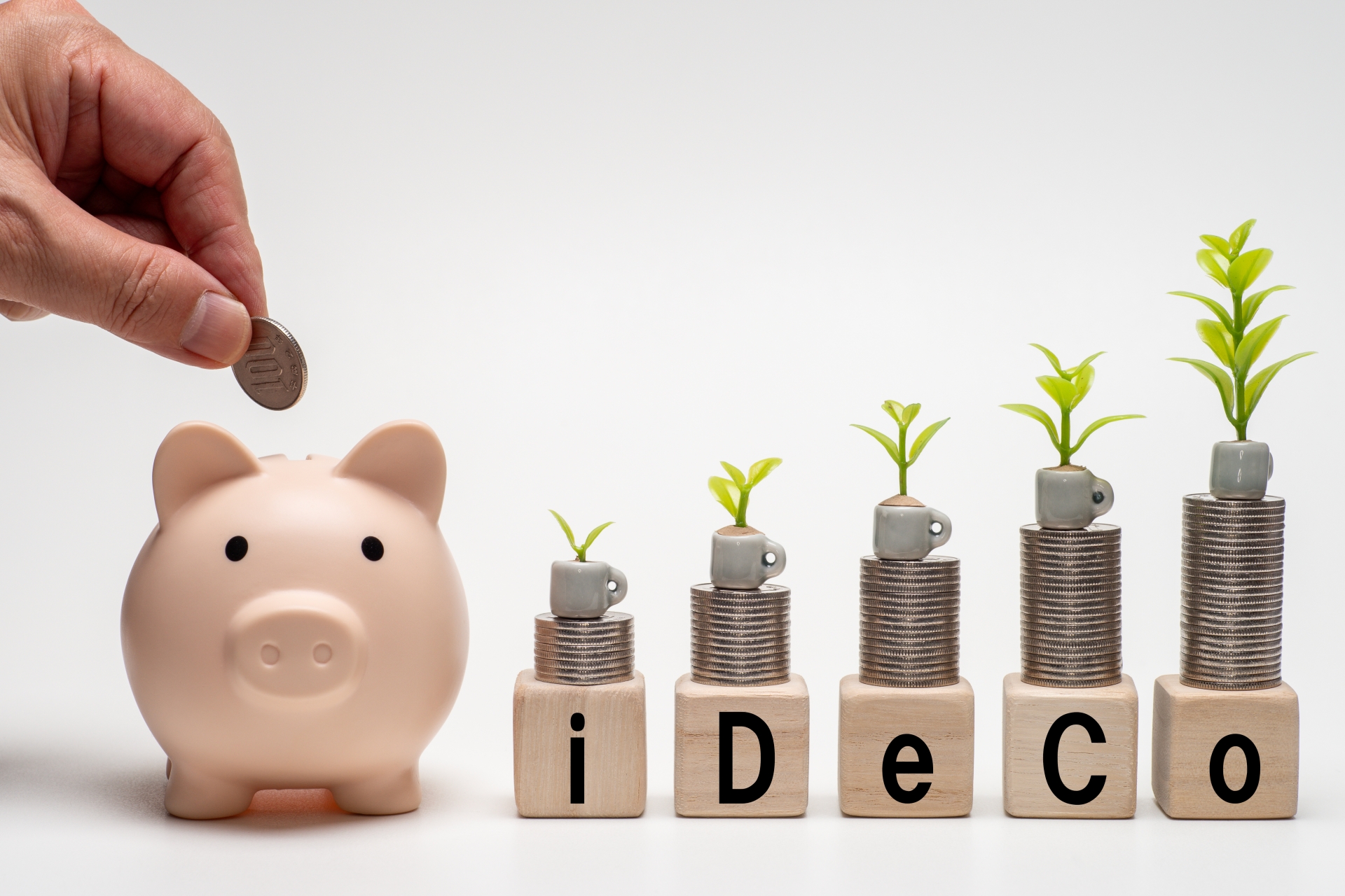 iDeCoによる積み立て投資のイメージ