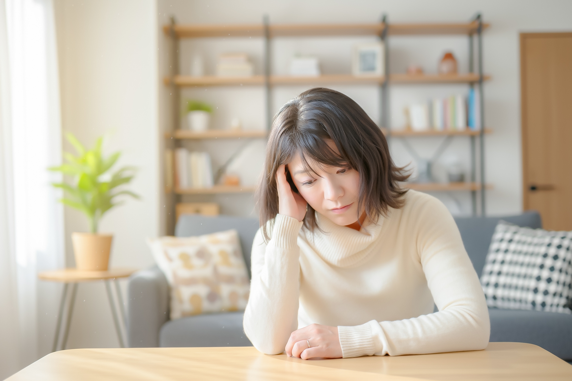 悩む女性
