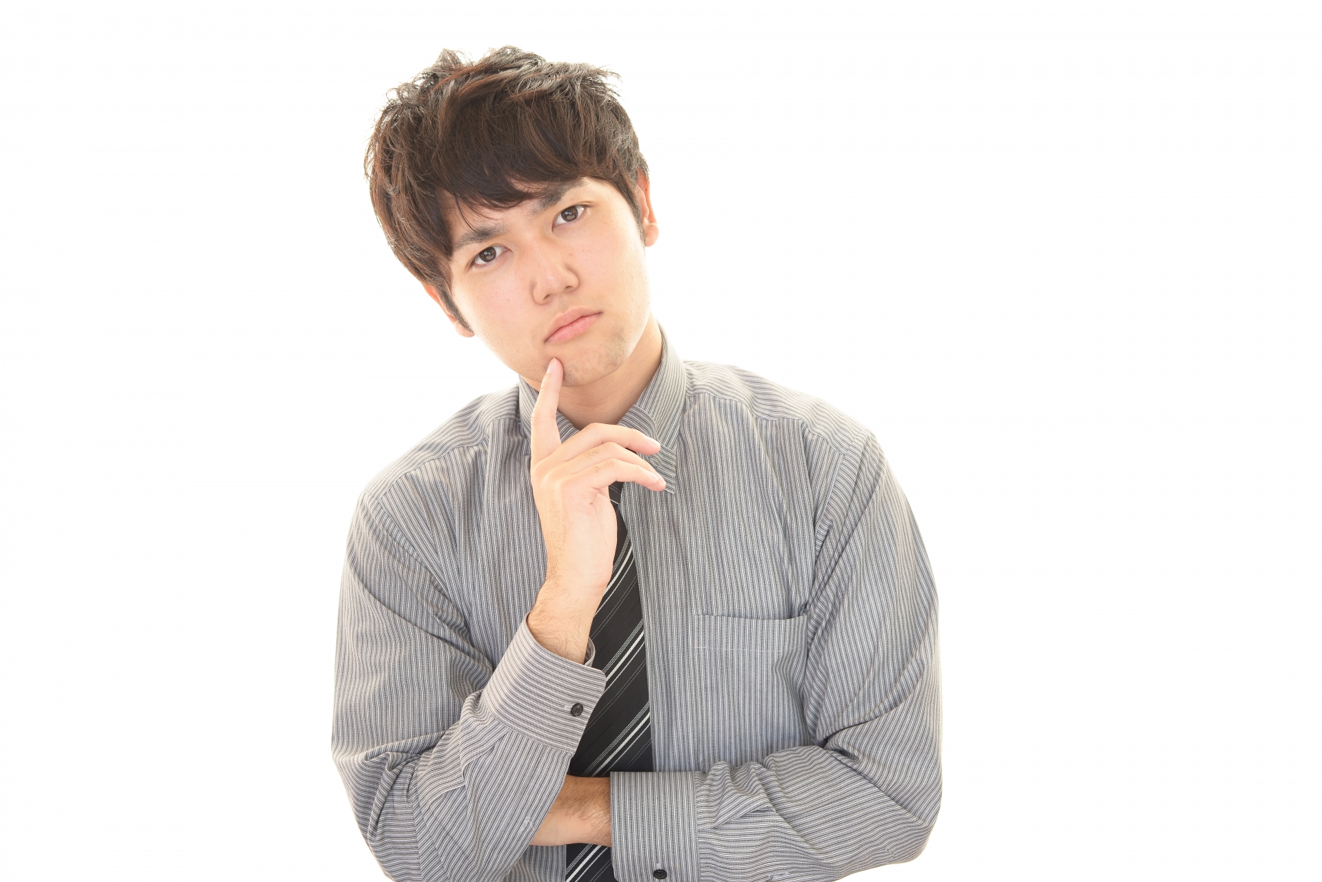 悩む男性