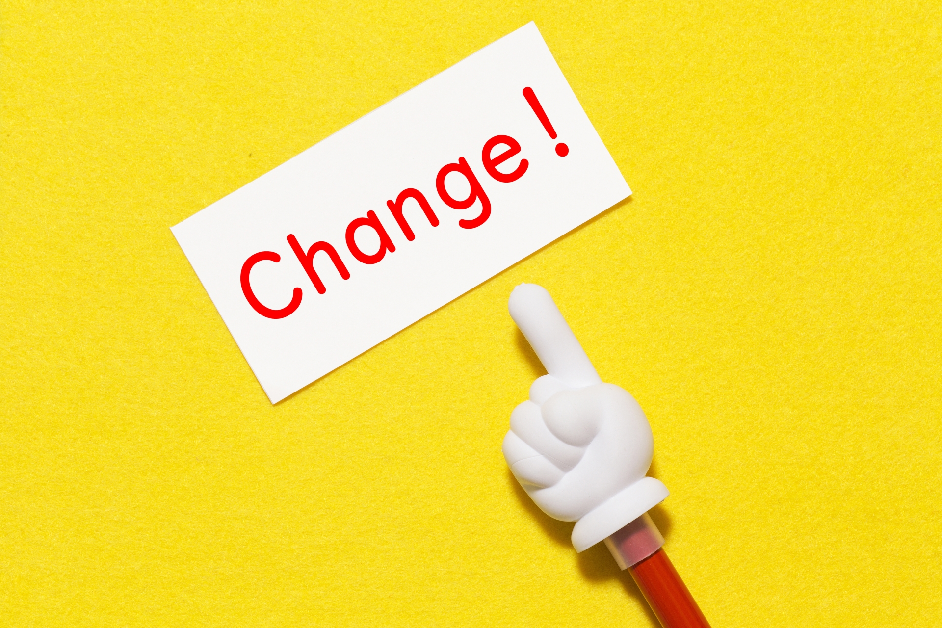 changeの英文字