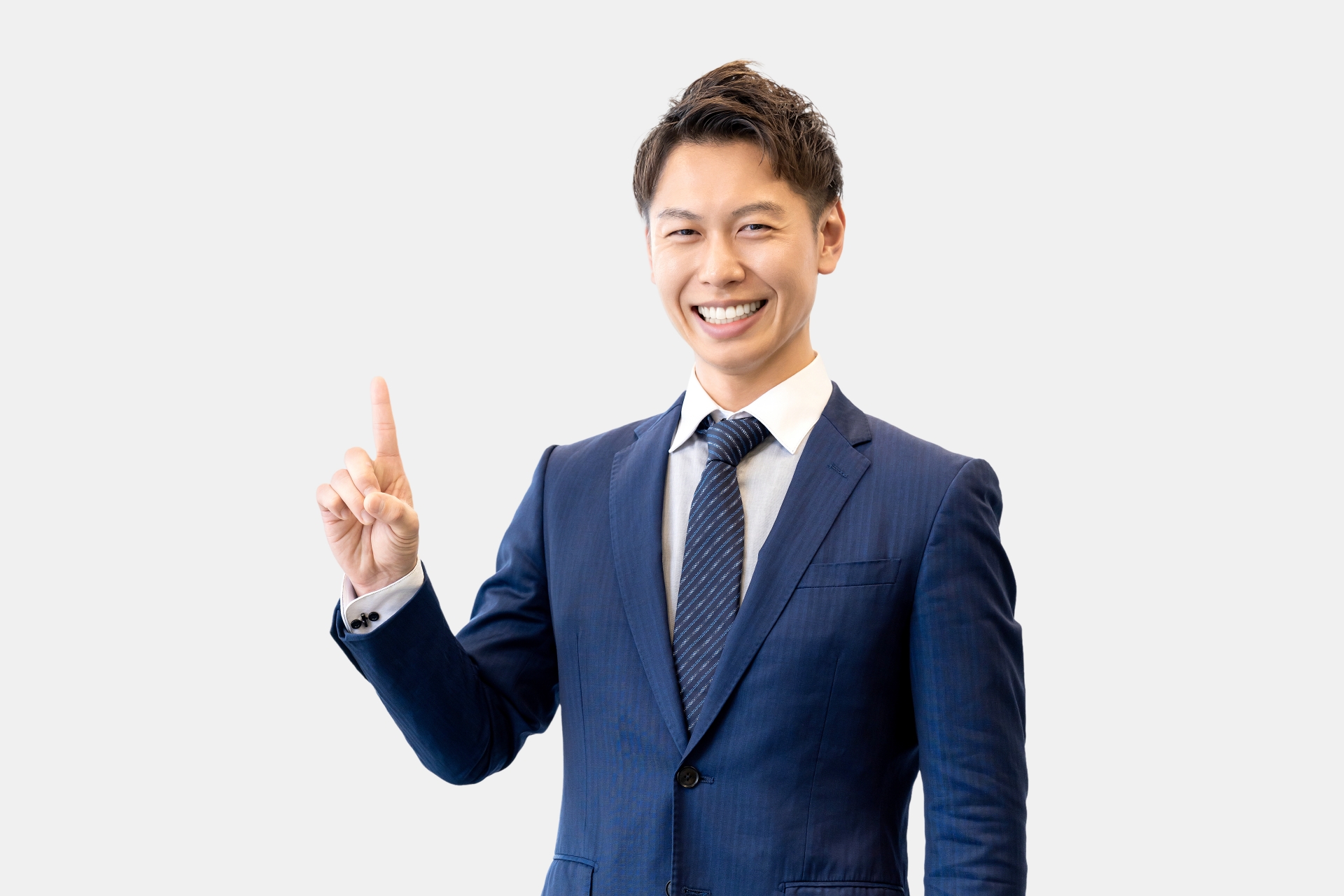 笑顔の男性