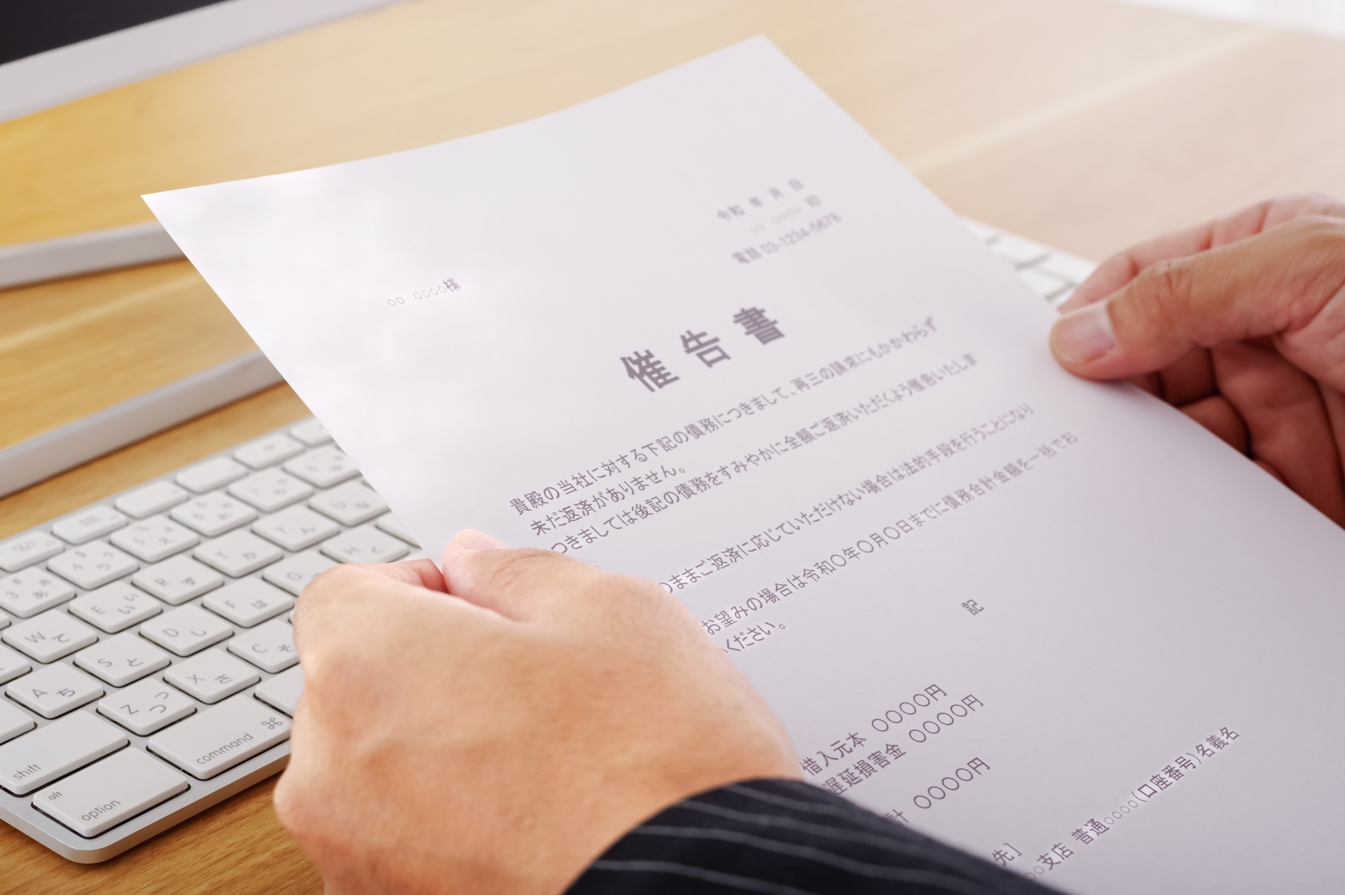 催告書