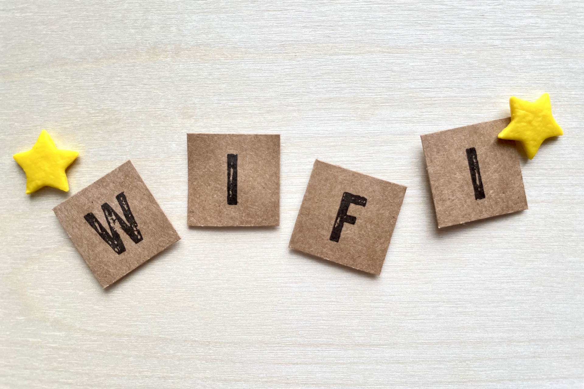 WiFi　文字素材
