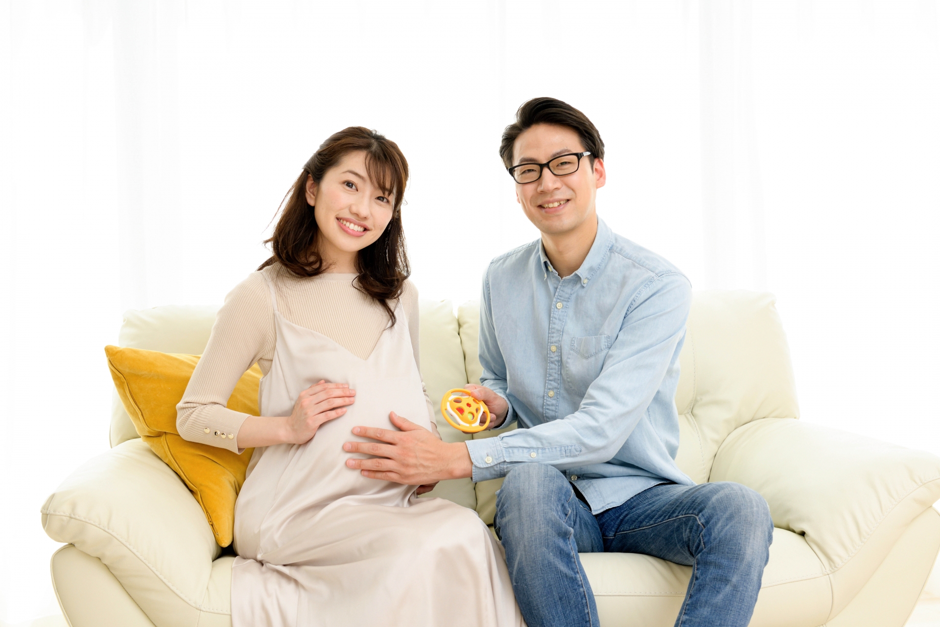 妊娠した夫婦