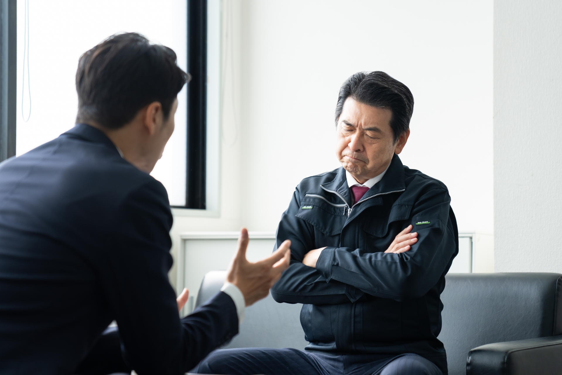 説得される社長