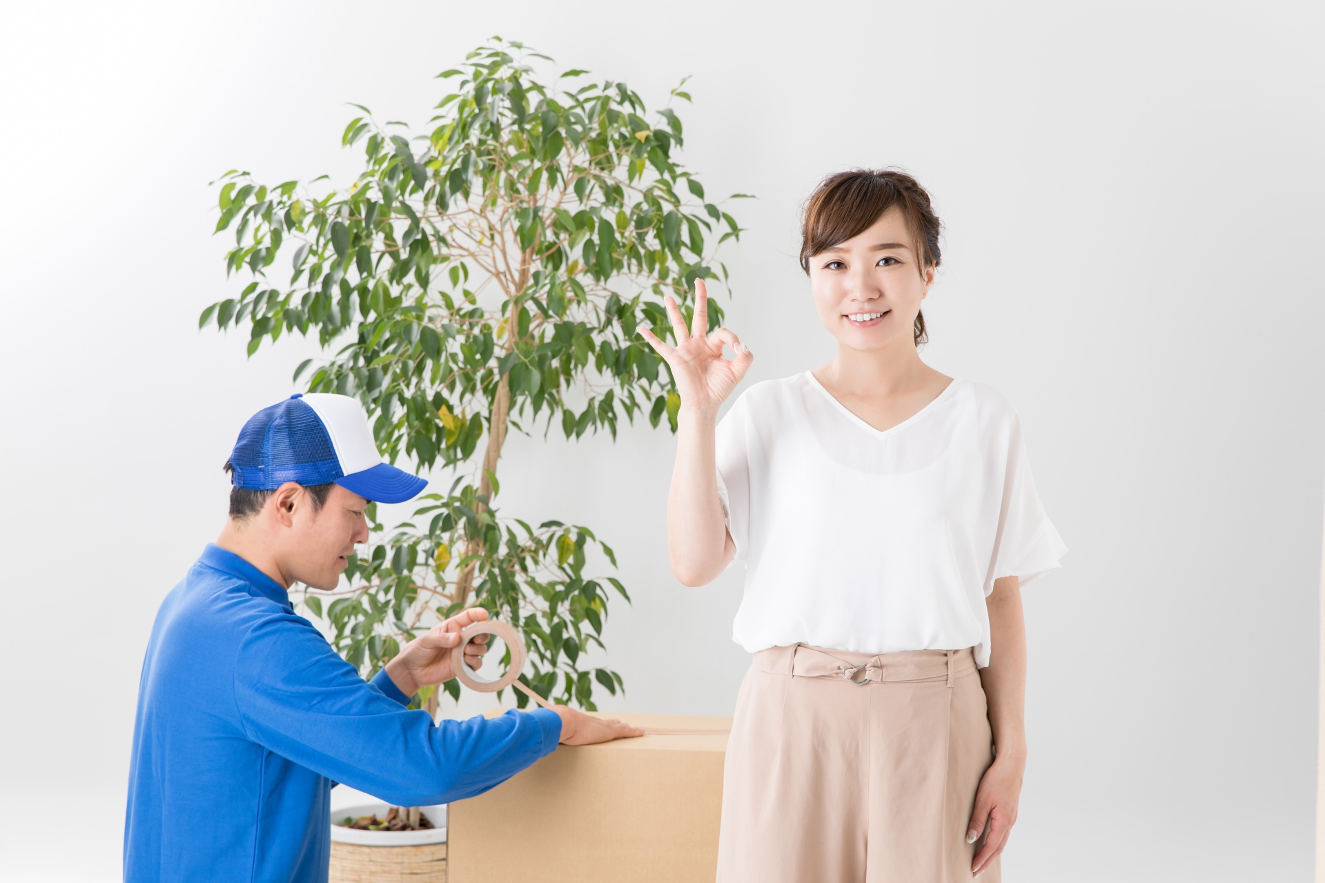 荷造りは業者におまかせ